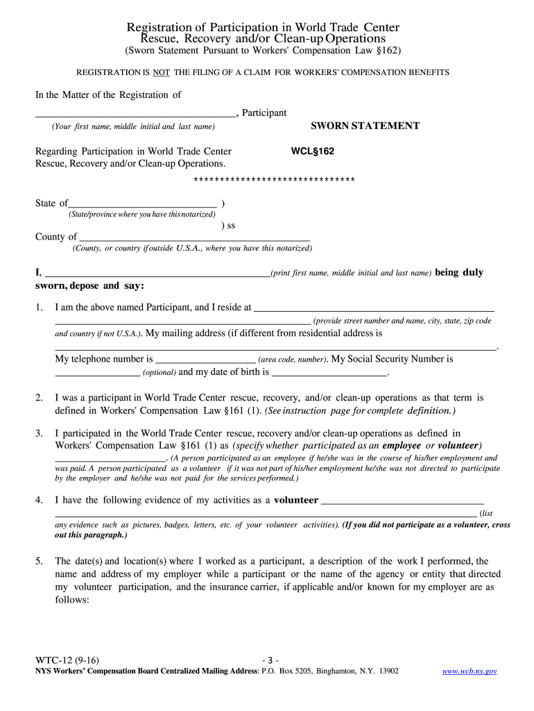 Get and Sign Wtc 12 2016-2022 Form
