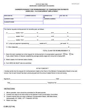 Get and Sign Reimbursement 14 6  Form