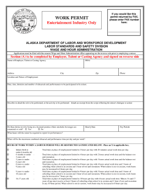 If You Would Like This Alaska Department of Labor and Workforce Labor Alaska  Form