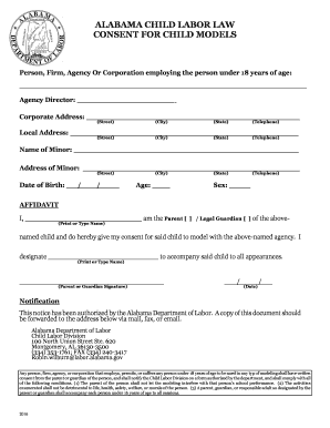 Alabama Consent  Form