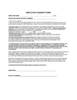 Alabama Consent Form