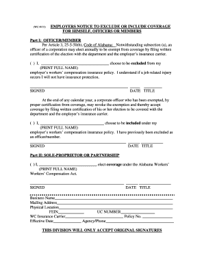 Alabama Employment Office  Form