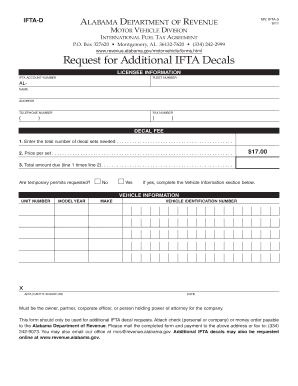 Alabama Ifta Form