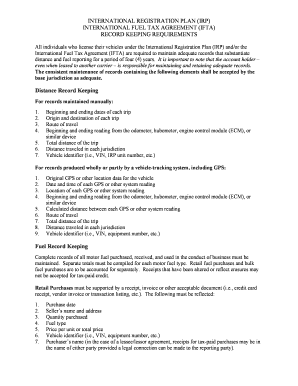 Alabama International Registration Plan Ifta  Form