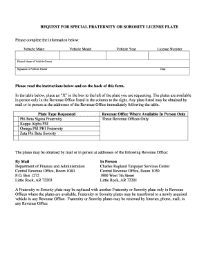 Get and Sign Ar Fraternity License Online  Form