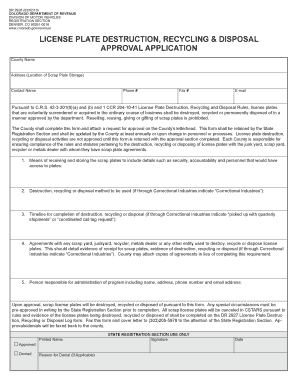 Get and Sign Colorado Licen Plates  Form