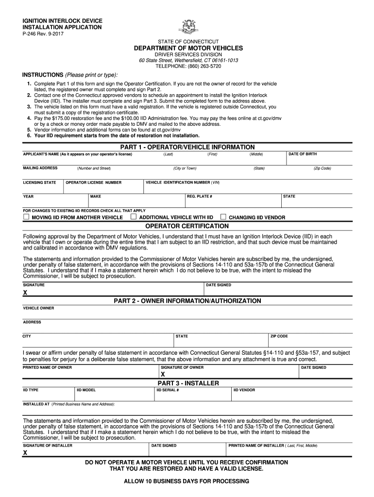 Get and Sign P246 Form 2016-2022