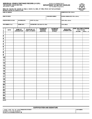 Bureau of Motor Vehicles Ct  Form