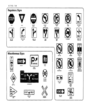 Connecticut Road Signs  Form