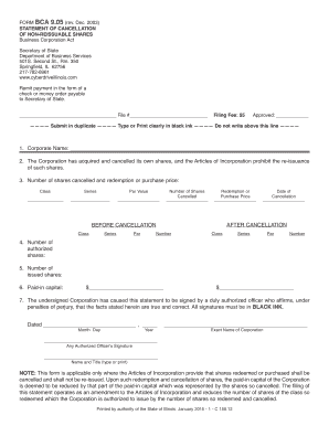 Statement of Reissuable Get  Form