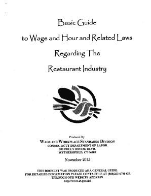 Ct Laws Restaurant Form