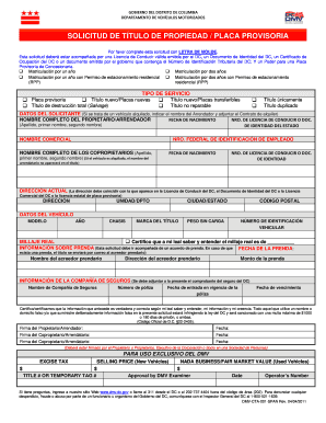 Dc Dmv Cta 001  Form