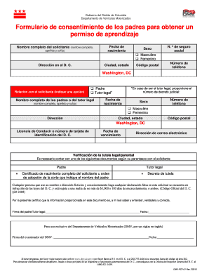Get and Sign Dc Permiso 2015 Form