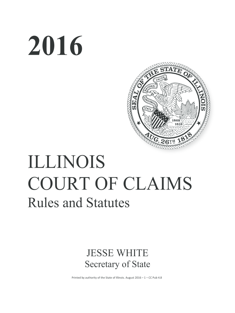  Illinois Court of Claims  Illinois Secretary of State 2016
