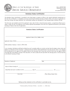  Illinois Certification Form 2016-2024