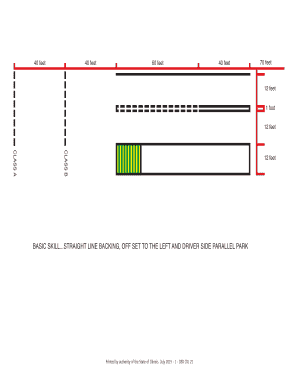 Skills Test Basic Skills Test Course Layout Illinois Secretary of State  Form