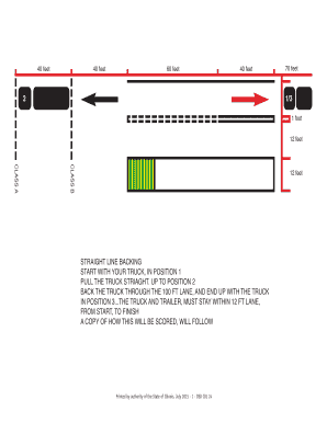 Straight Line Backing Maneuver Illinois Secretary of State  Form