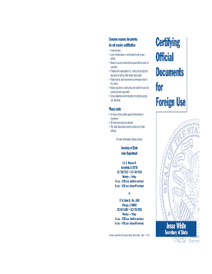  Certifying Official Documents for Foreign Use Illinois Secretary of 2020