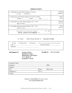 Illinois State Form for Temporary Relief