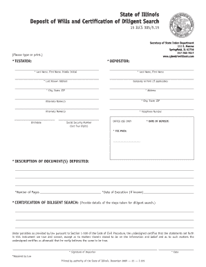 Il Deposit Form