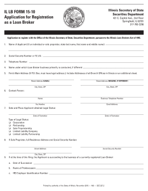 Illinois 15 Form