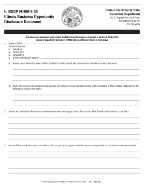 Form 5 Illinois