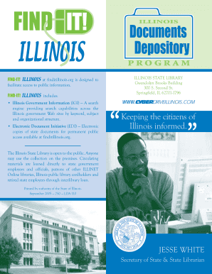 Illinois Documents Program  Form
