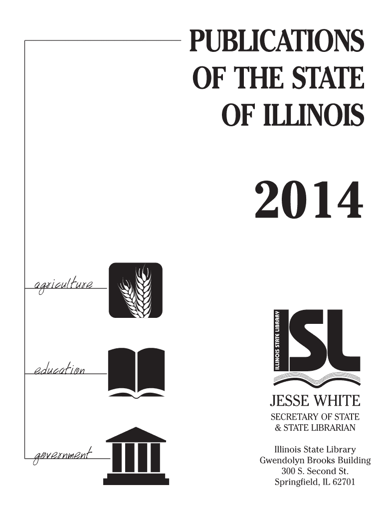  Publications of the State of Illinois Illinois Secretary of State 2014-2024