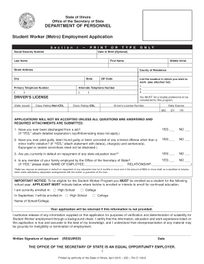 Il Worker Application  Form