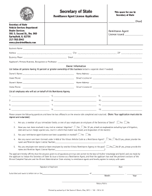Illinois Agent Application Form