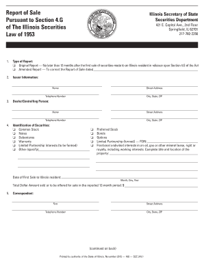  Illinois Report Form 2015-2024