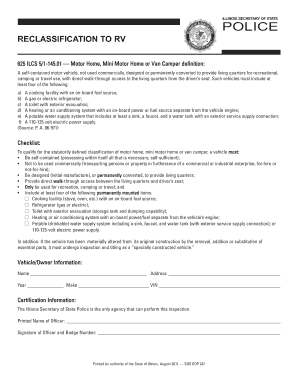 Reclassification Cyberdriveillinois Com  Form