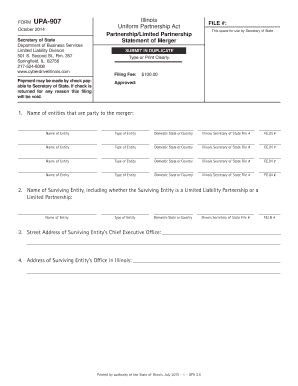  Upa Illinois Form 2014-2024