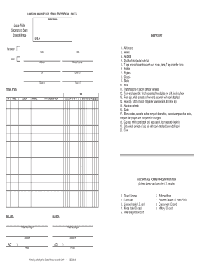 Illinois Essential Form