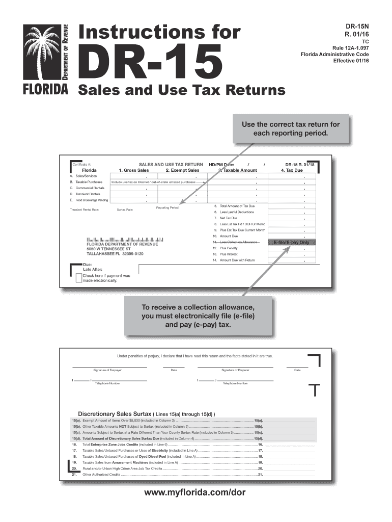  Dr15n  Form 2016