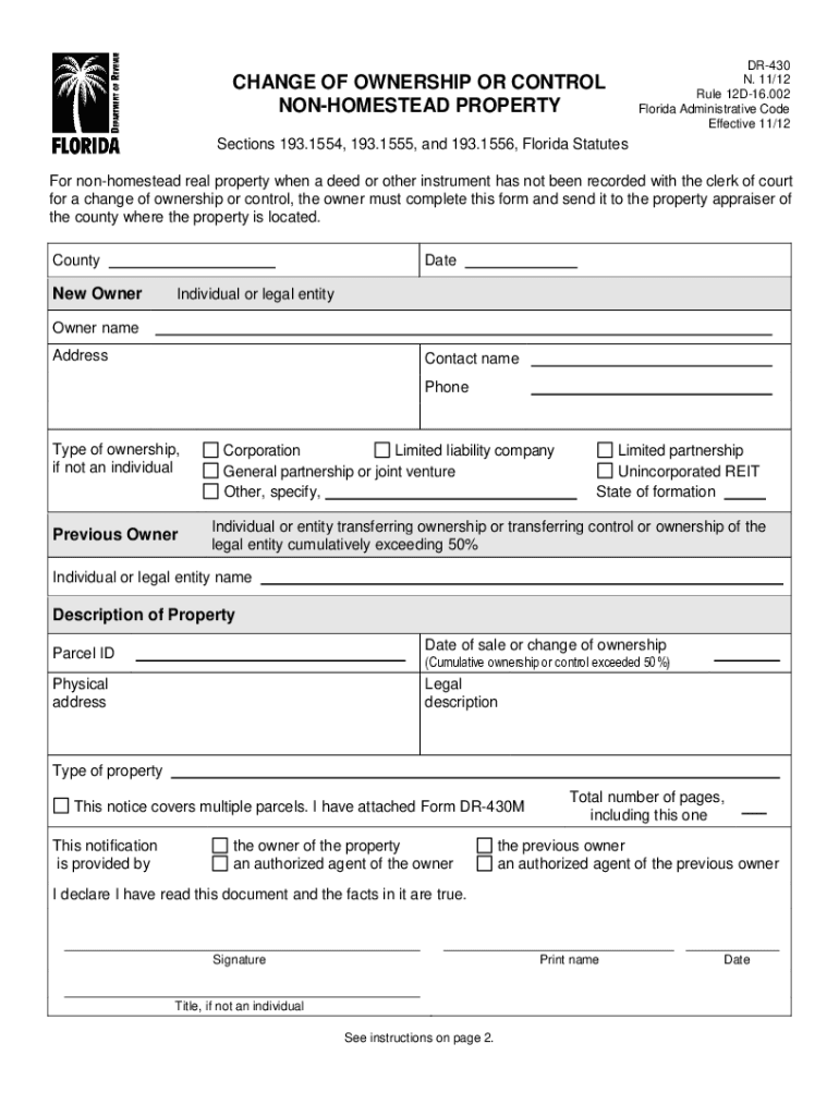 Dr 430  Form