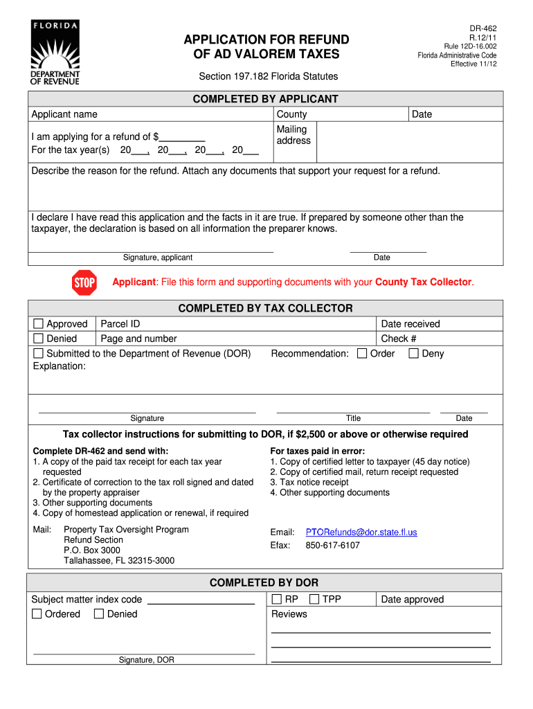 Dr462 Form