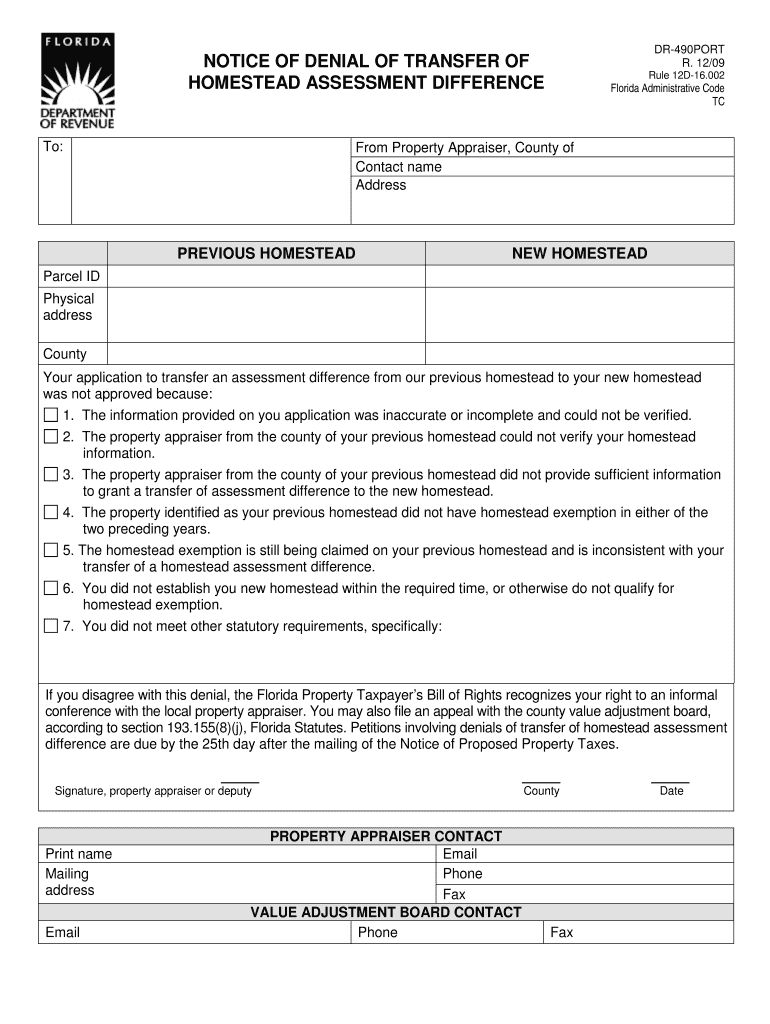  Uniform Policies and Procedures Manual for Value Adjustment Boards 2009