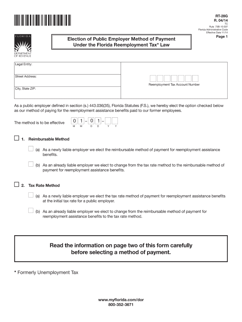  Read the Information on Page Two of This Form Carefully FormuPack 2014