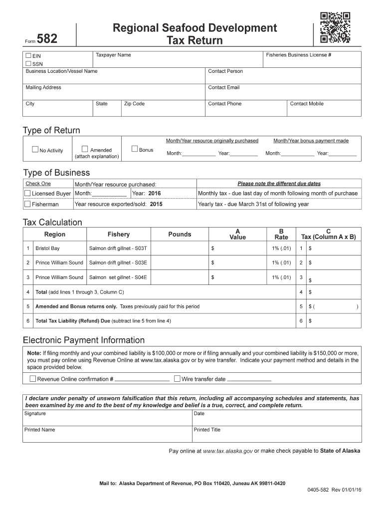 Tax Alaska  Form