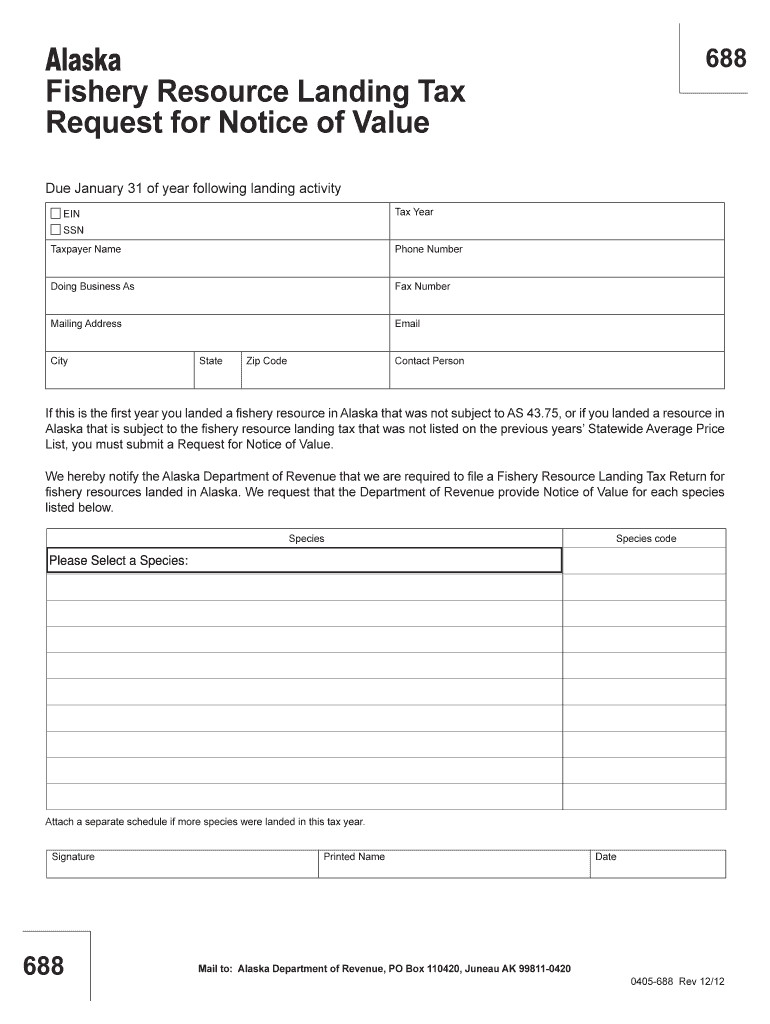 SaveResetPrintAlaskaFishery Resource Landing  Form