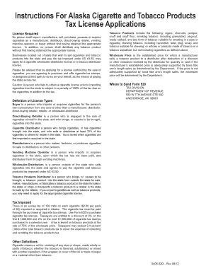 Tax Alaska  Form