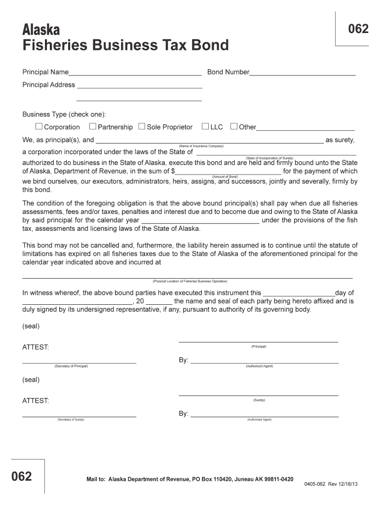 Fisheries Business Tax  Form