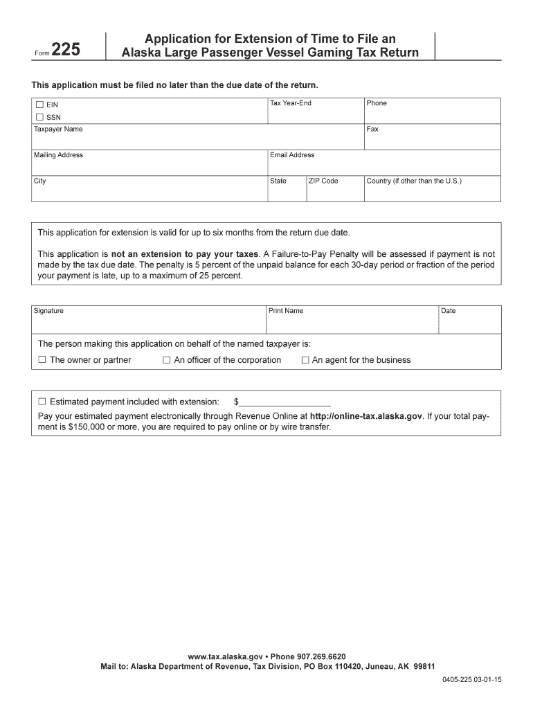 Tax Alaska  Form