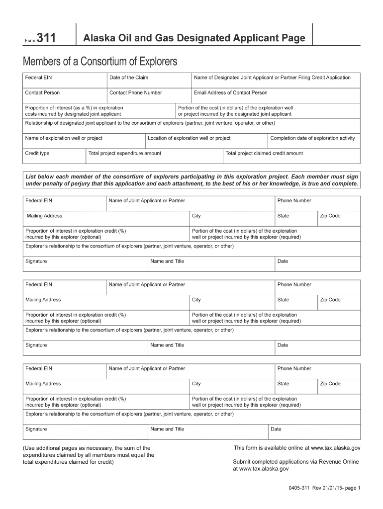 Tax Alaska  Form