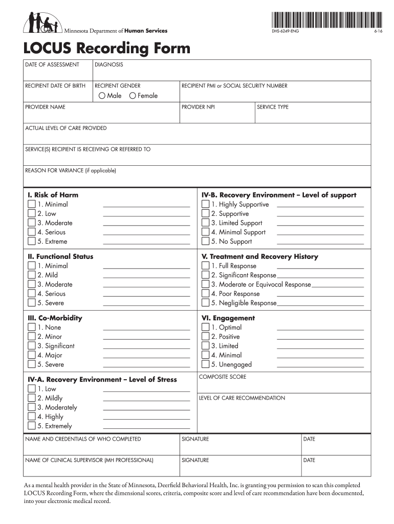  Locus Form 2016-2024