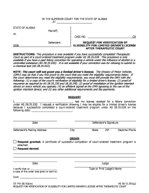 Form Cr 742 Alaska Court System