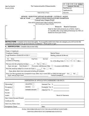  State Tax Form 96 Mass Gov Mass 2017