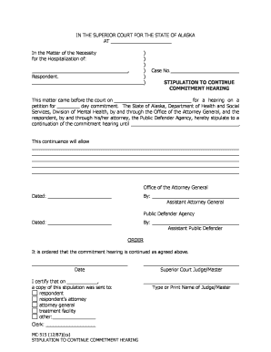 MC 515 Alaska Court Records State of Alaska  Form