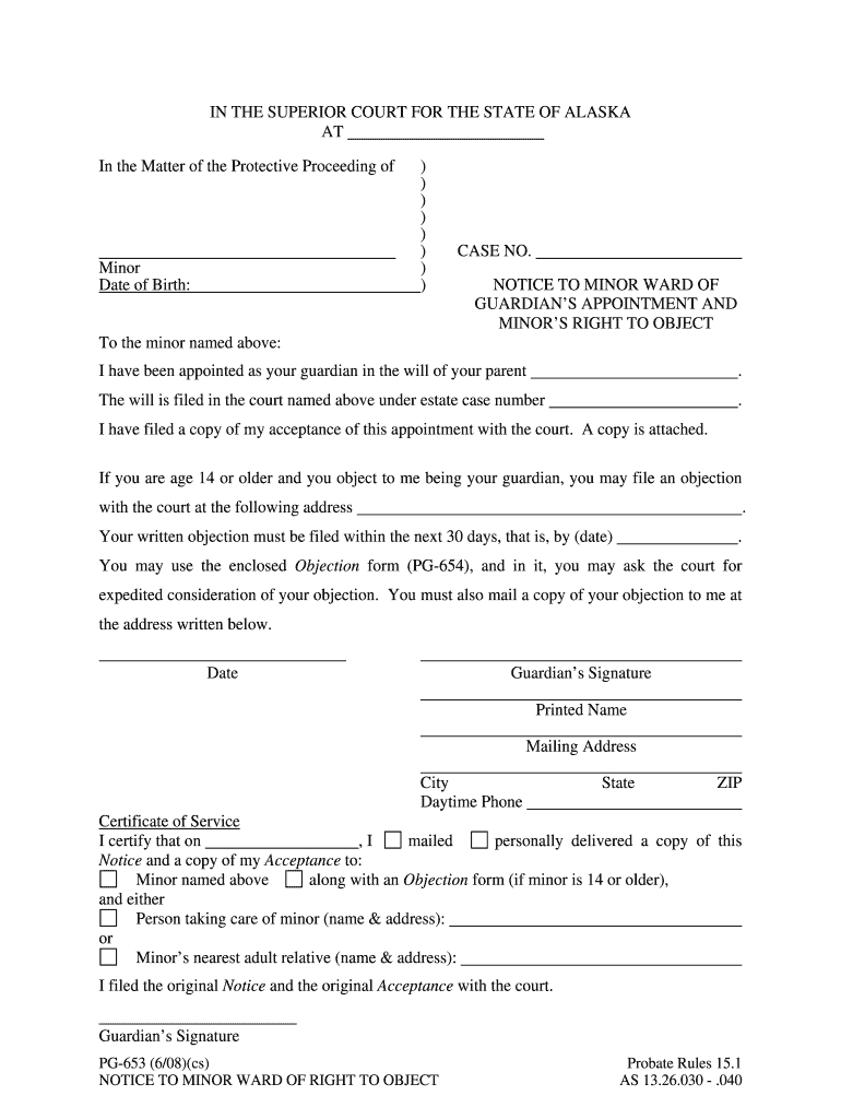  PG 653 Alaska Court Records State of Alaska 2008